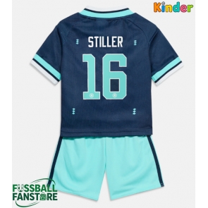Deutschland Angelo Stiller #16 Replik Auswärtstrikot Kinder WM 2026 Kurzarm (+ Kurze Hosen)